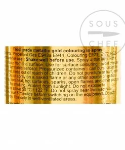 Deco Relief Ingredients Edible Gold Spray 300ml 7 Deco Relief Ingredients Edible Gold Spray 300ml