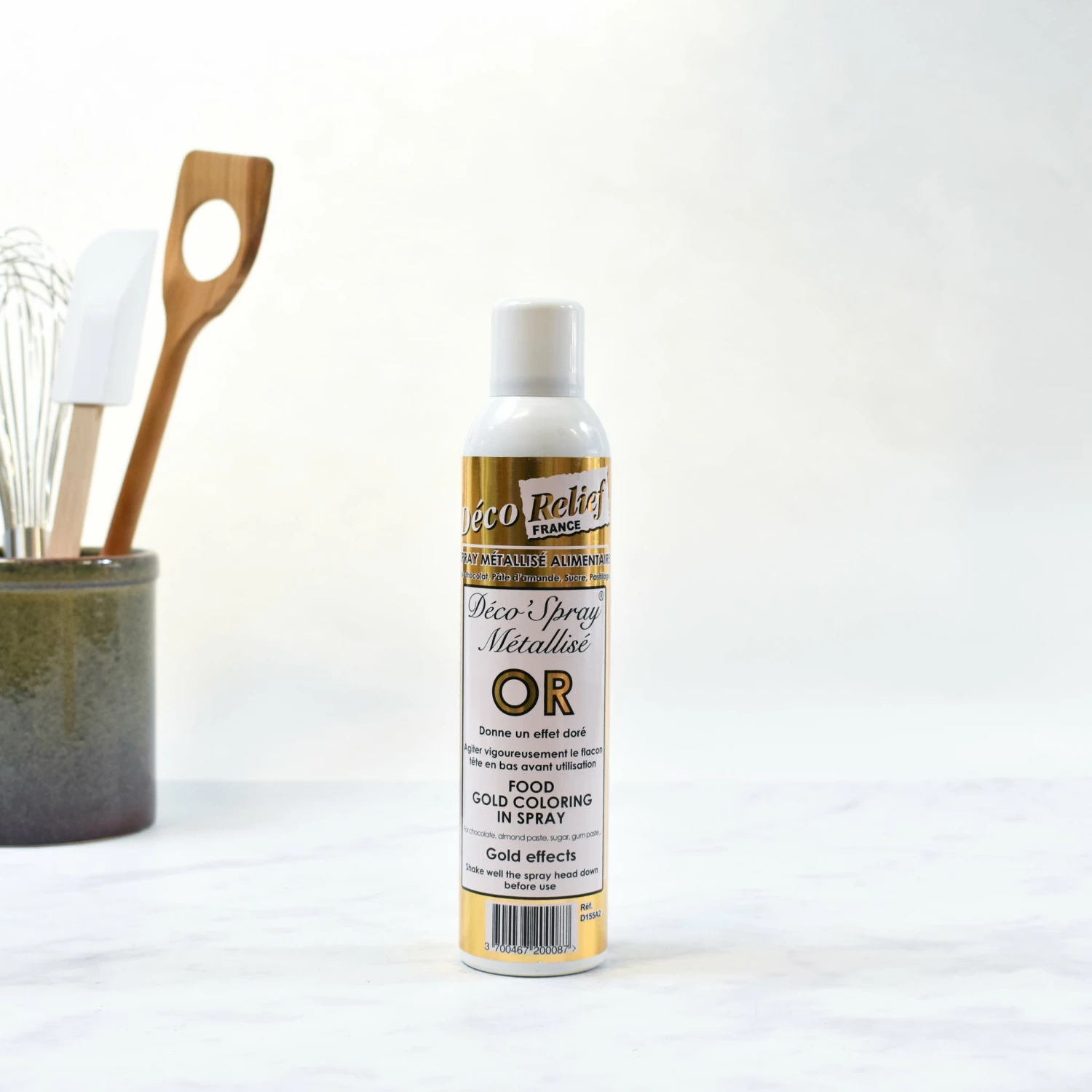 Deco Relief Ingredients Edible Gold Spray 300ml 4 Deco Relief Ingredients Edible Gold Spray 300ml