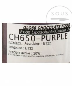 Deco Relief Ingredients Purple Gloss Food Colour For Chocolate 20g