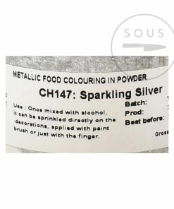 Deco Relief Edible Metallic Sparkling Silver Powder Food Colour 25g Ingredients 11 Deco Relief Edible Metallic Sparkling Silver Powder Food Colour 25g Ingredients
