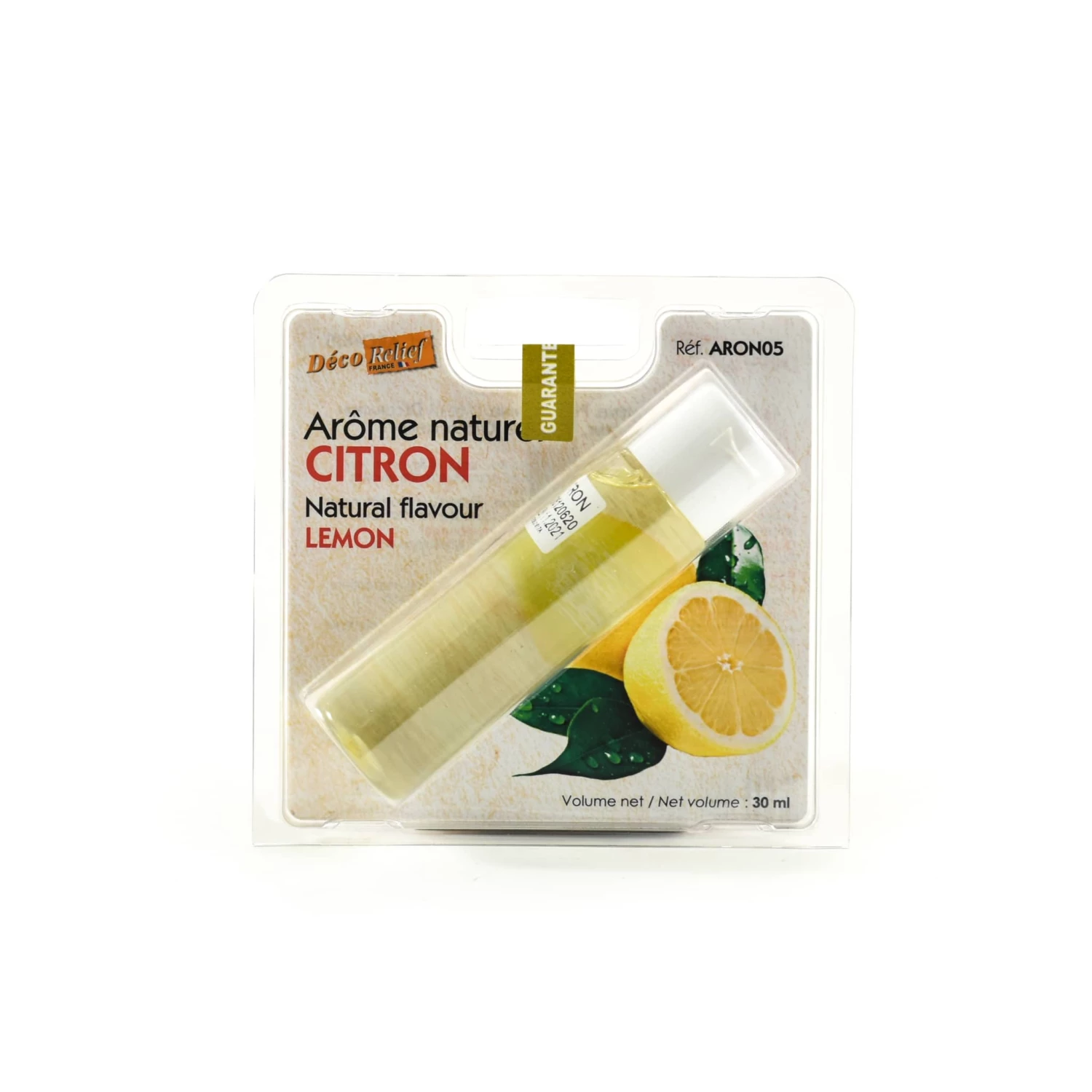 Deco-Relief Natural Concentrated Lemon Flavour 30ml Ingredients 3 Deco-Relief Natural Concentrated Lemon Flavour 30ml Ingredients