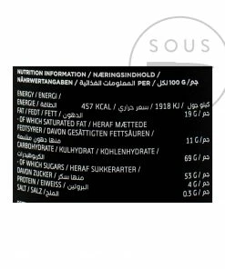 Lakrids Liquorice B - Passion Fruit & Chocolate 125g Ingredients