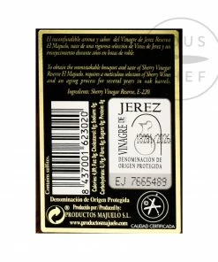 El Majuelo Reserva Sherry Vinegar 250ml Ingredients