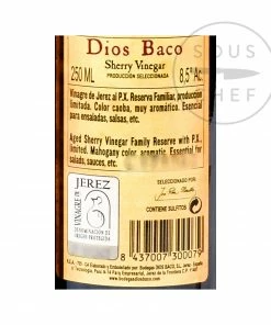 Dios Baco Sherry Vinegar With Pedro Ximenez 250ml