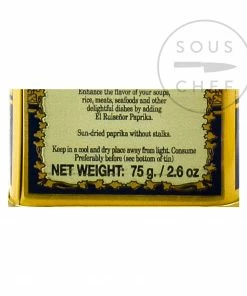 El Ruisenor Ingredients Sundried Paprika D.O. Murcia Picante 75g 7 El Ruisenor Ingredients Sundried Paprika D.O. Murcia Picante 75g