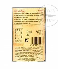 Dios Baco Oloroso Sherry 750ml Ingredients 7 Dios Baco Oloroso Sherry 750ml Ingredients