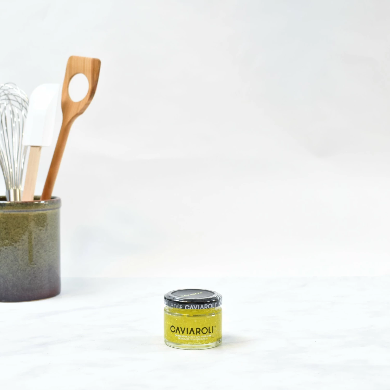 Ingredients Caviaroli Arbequina EV Olive Oil Pearls 50g 5 Ingredients Caviaroli Arbequina EV Olive Oil Pearls 50g