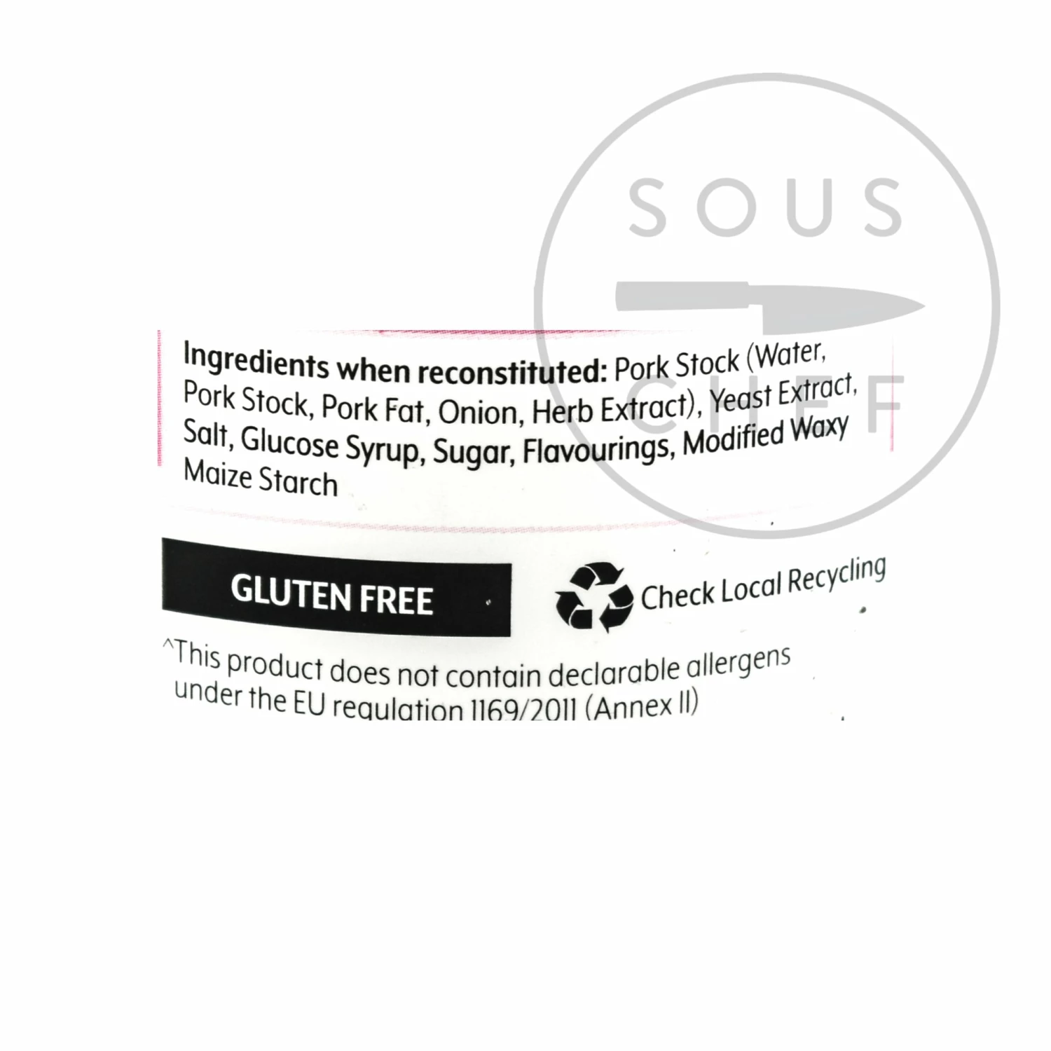 Essential Cuisine Pork Glace 600g Ingredients 4 Essential Cuisine Pork Glace 600g Ingredients