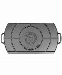 Lodge Blacklock Cast Iron Double Burner 25.5x50.8cm