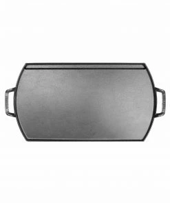 Lodge Blacklock Cast Iron Double Burner 25.5x50.8cm