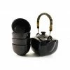 Kiji Stoneware & Ceramics Black Glaze Tea Set 600ml Tableware