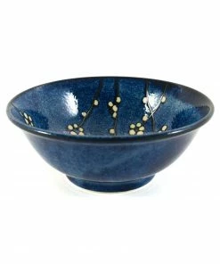 Kiji Stoneware & Ceramics Blue Sakura Ramen Bowl