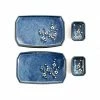 Kiji Stoneware & Ceramics Blue Sakura Sushi Serving Set 1 Kiji Stoneware & Ceramics Blue Sakura Sushi Serving Set