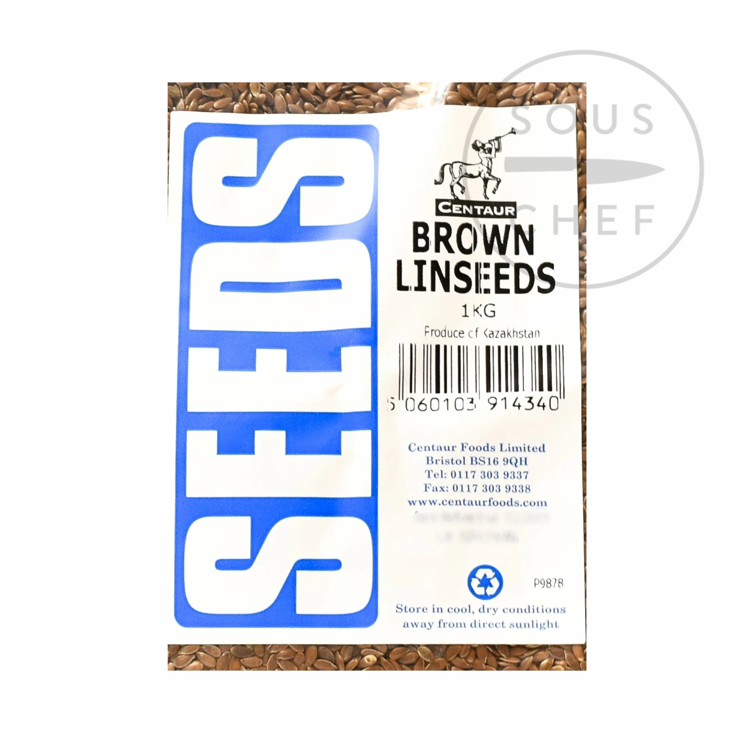 Centaur Ingredients Linseeds 1kg 4 Centaur Ingredients Linseeds 1kg