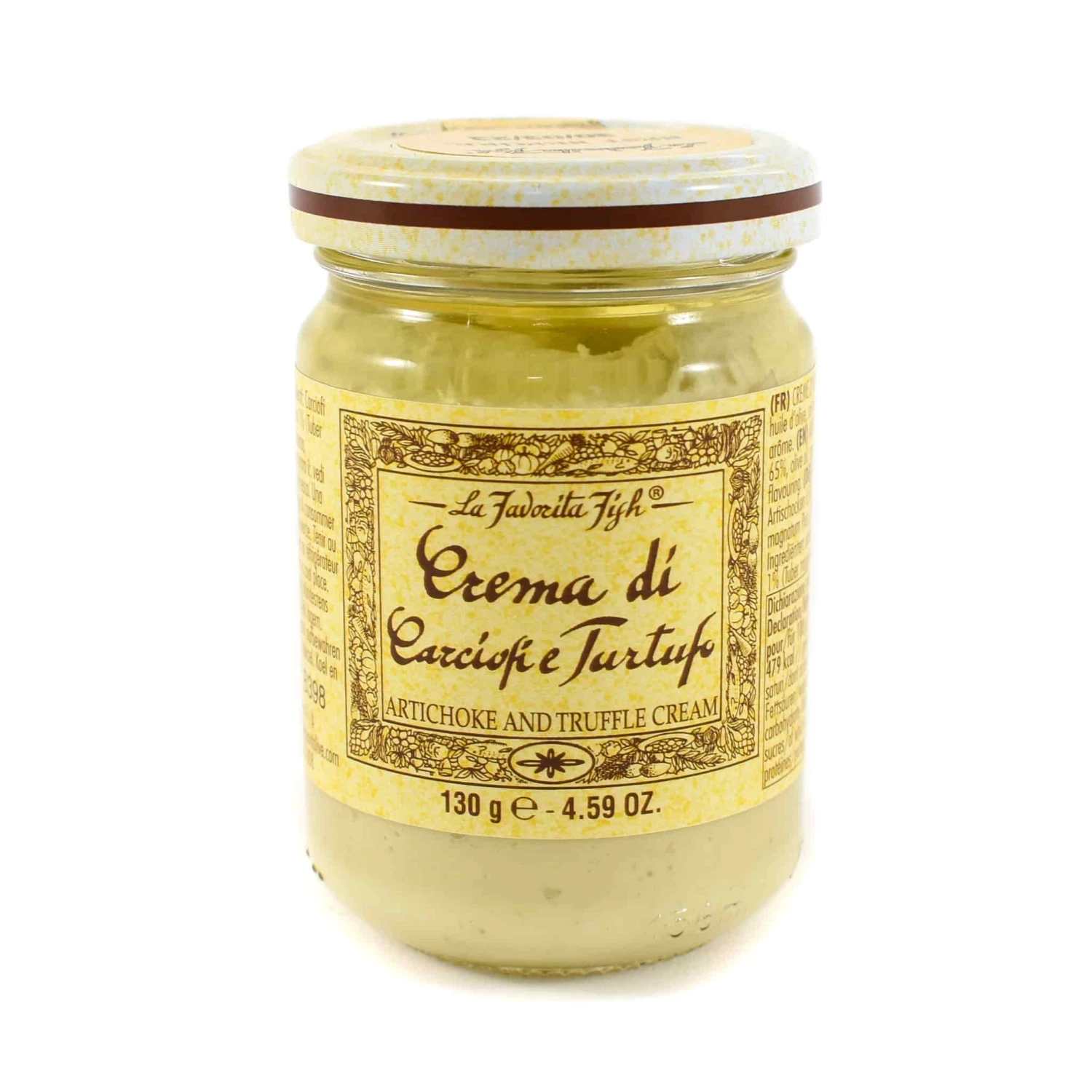Ingredients La Favorita Artichoke And Truffle Cream 130g 3 Ingredients La Favorita Artichoke And Truffle Cream 130g
