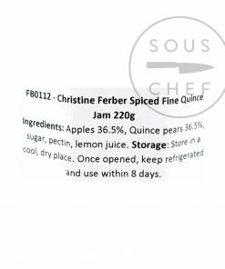 Jam, Honey & Preserves Christine Ferber Spiced Fine Quince Jam 220g