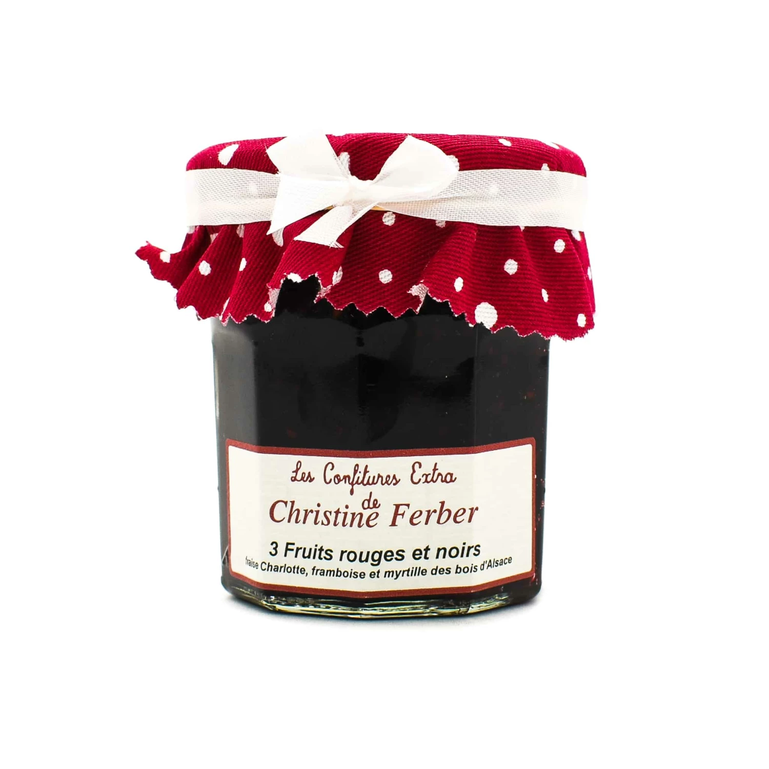 Ingredients Christine Ferber Charlotte Strawberry, Raspberry & Alsace Blueberry Jam 220g 3 Ingredients Christine Ferber Charlotte Strawberry, Raspberry & Alsace Blueberry Jam 220g
