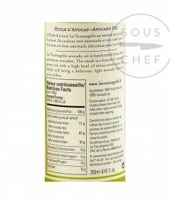 La Tourangelle Avocado Oil 250ml Ingredients