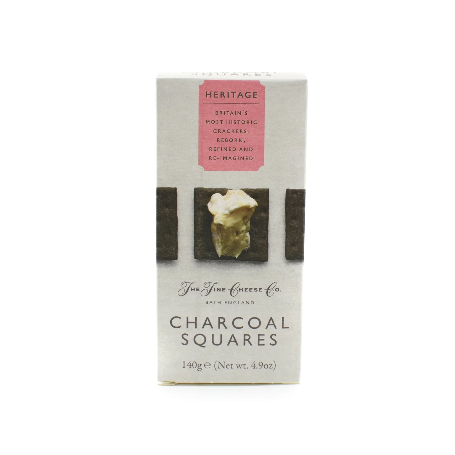 The Fine Cheese Co Ingredients Charcoal Crackers 140g 3 The Fine Cheese Co Ingredients Charcoal Crackers 140g