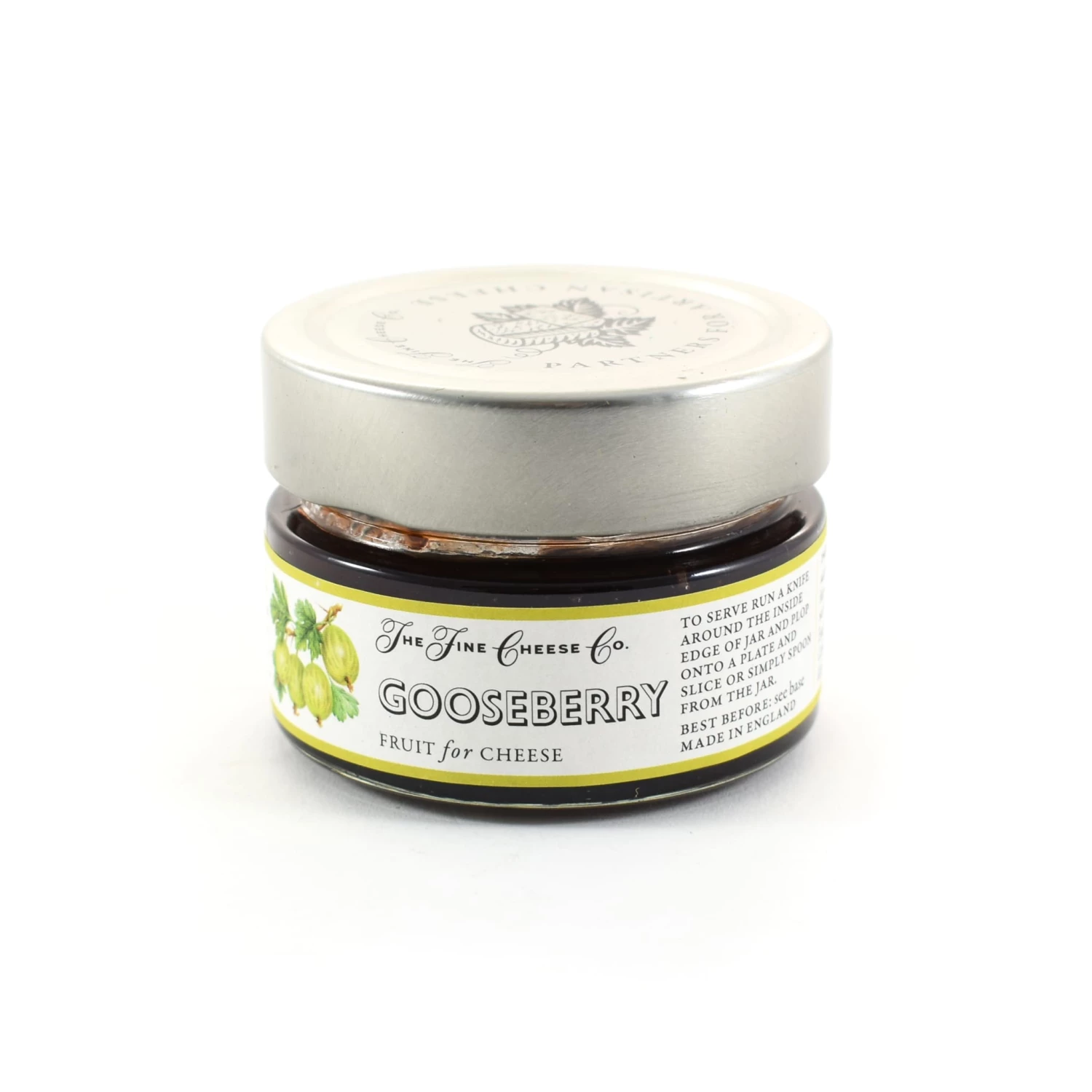 The Fine Cheese Co Gooseberry Fruit Preserve For Cheese 113g 3 The Fine Cheese Co Gooseberry Fruit Preserve For Cheese 113g