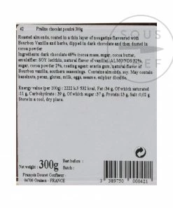 Ingredients Francois Doucet Provence Chocolate Pralines 300g