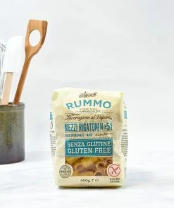 Ingredients Rummo Gluten Free Mezzi Rigatoni 400g