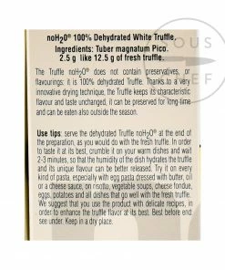 Tartuflanghe Freeze-Dried Alba White Truffle 2.5g Ingredients 7 Tartuflanghe Freeze-Dried Alba White Truffle 2.5g Ingredients