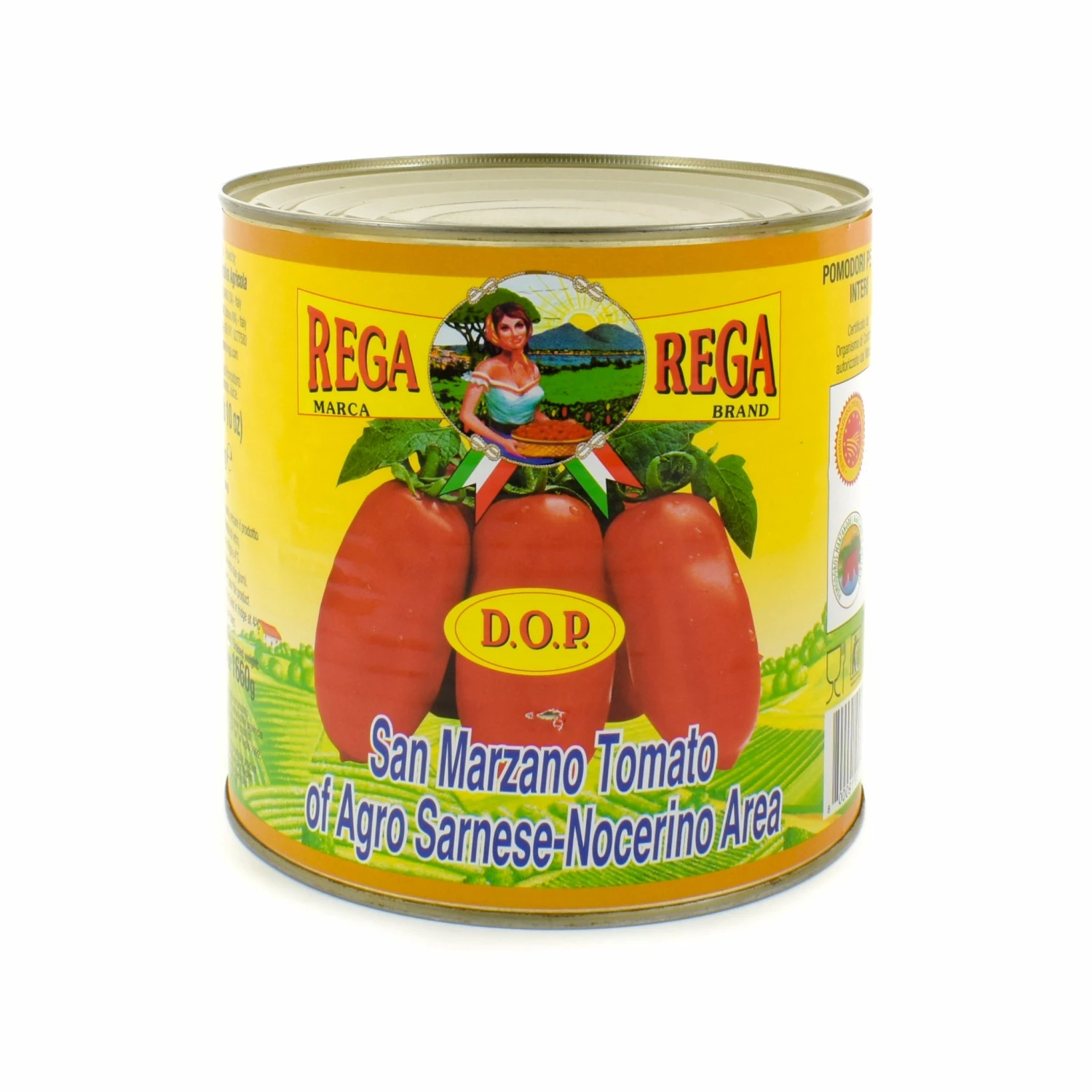Rega DOP San Marzano Tomatoes Ingredients 6 Rega DOP San Marzano Tomatoes Ingredients