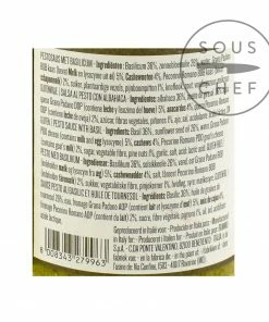 Rummo Basil Pesto 190g Ingredients 6 Rummo Basil Pesto 190g Ingredients