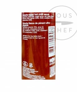 Ingredients Flying Goose Sriracha - Super Hot
