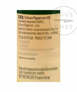 Interlink Ingredients Sichuan Peppercorn Oil - Prickly Oil 210ml