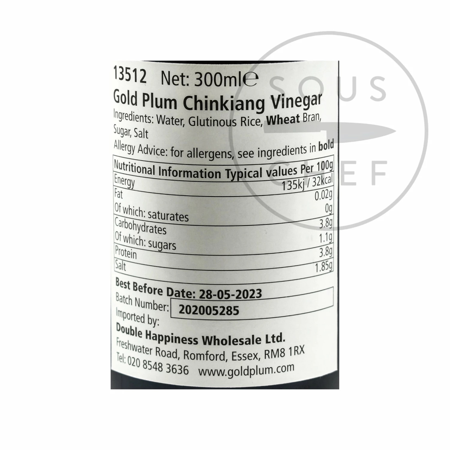 Gold-Plum Chinkiang Black Rice Vinegar 300ml 4 Gold-Plum Chinkiang Black Rice Vinegar 300ml