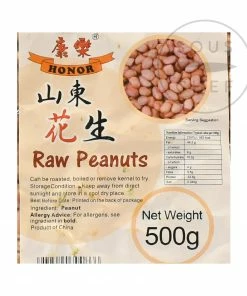 HR Ingredients Unsalted Raw Peanuts 500g