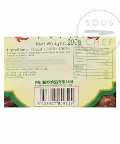 Sichuan Gao Fu Ji Food Co Sichuan Long Dried Chilli 200g Ingredients 8 Sichuan Gao Fu Ji Food Co Sichuan Long Dried Chilli 200g Ingredients