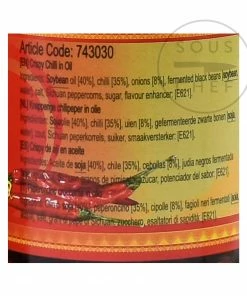 LGM Crispy Chilli In Oil 210g Ingredients 13 LGM Crispy Chilli In Oil 210g Ingredients