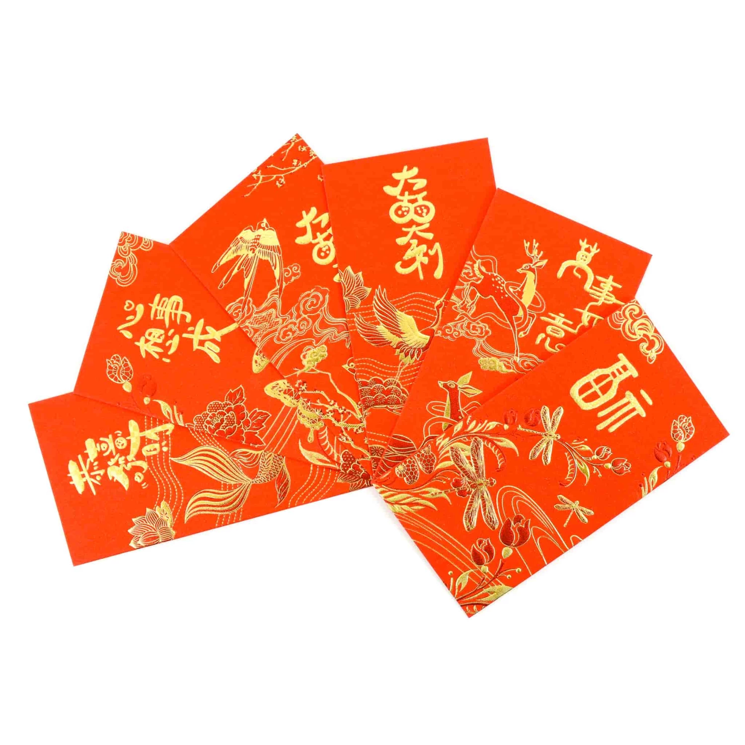 Chinese Tableware Chinese Tableware Chinese New Year Red Envelopes - 6 Pack 3 Chinese Tableware Chinese Tableware Chinese New Year Red Envelopes - 6 Pack