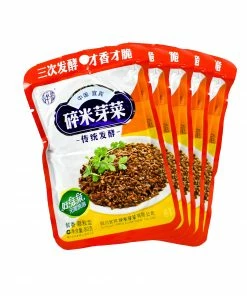 Sichuan Famous Brand Ingredients Ya Cai - Sichuan Preserved Mustard Greens 5 X 80g