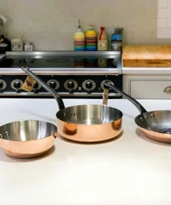 Cookware De Buyer Prima Matera Induction-Compatible Copper Frying Pan