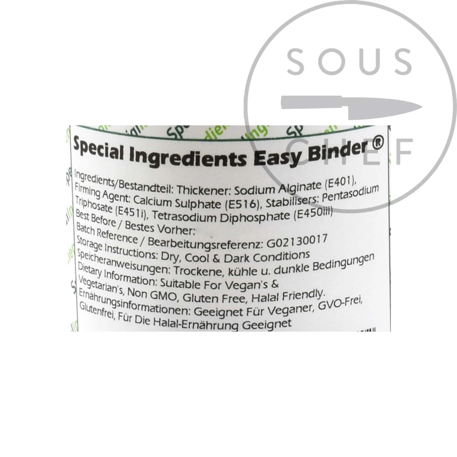 Special Ingredients Ingredients Easy Binder 100g 4 Special Ingredients Ingredients Easy Binder 100g