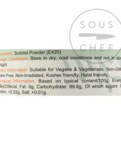 Special Ingredients Ingredients Sorbitol Powder 250g