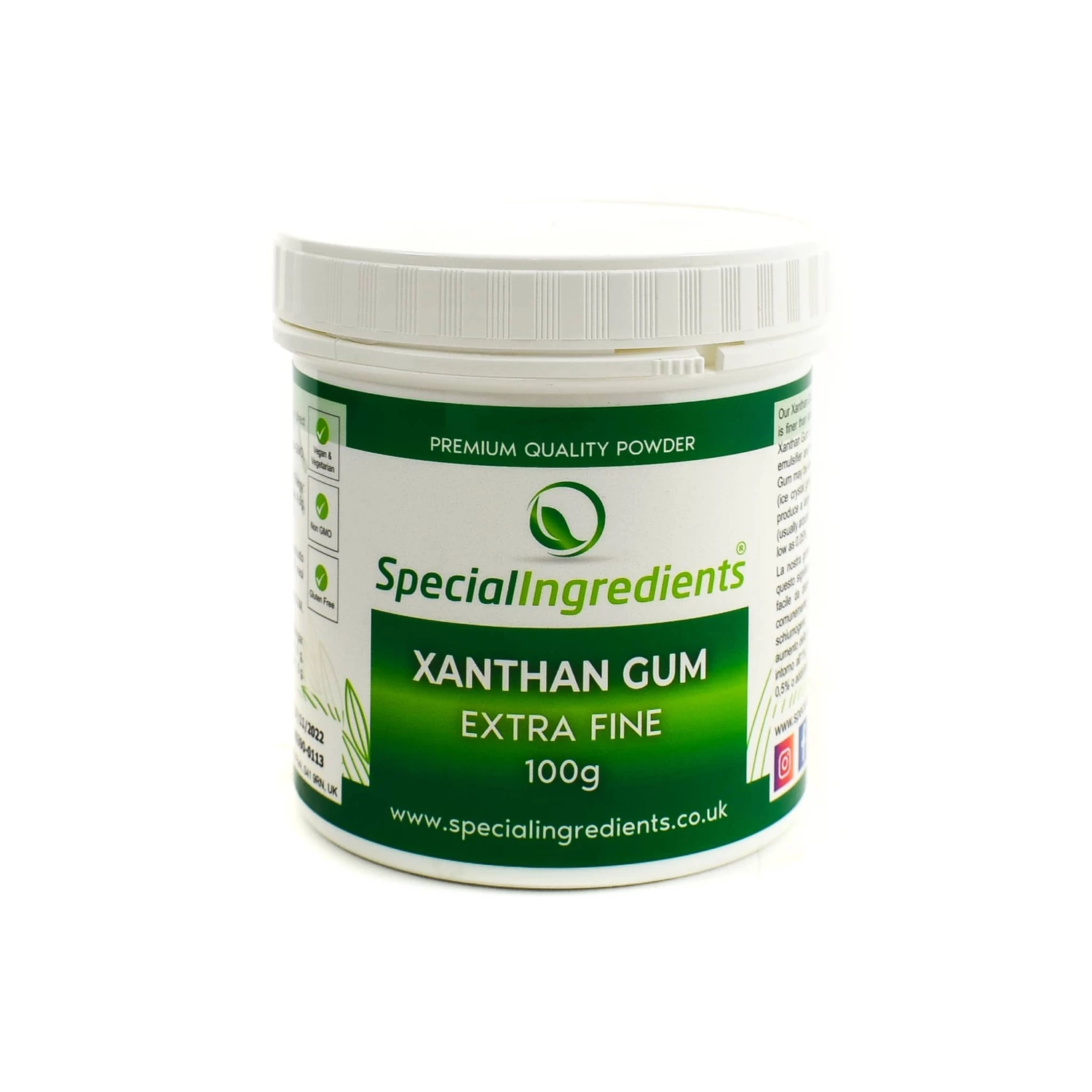 Special Ingredients Xanthan Gum 100g Ingredients 3 Special Ingredients Xanthan Gum 100g Ingredients
