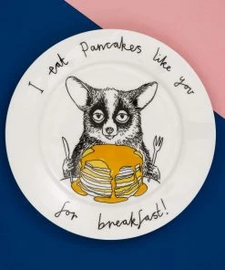 Jimbob Art I Eat Pancakes Like You For Breakfast! Side Plate 20cm Tableware