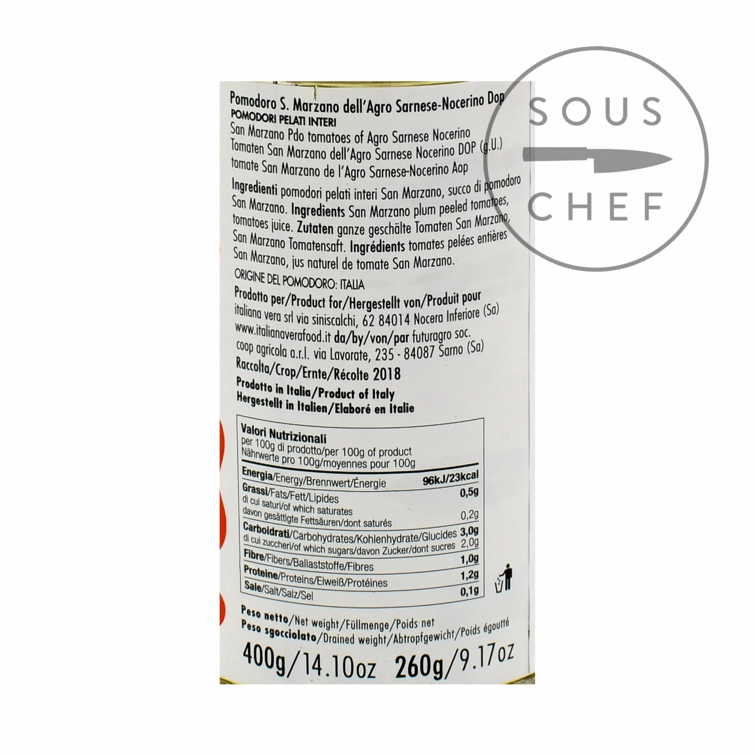 Italianavera DOP San Marzano Peeled Tomatoes 400g 8 Italianavera DOP San Marzano Peeled Tomatoes 400g