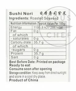 Kaitatuya Ingredients Nori Sheets 28g