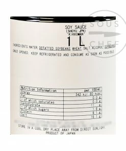 Kikkoman Shoyu Dark Soy Sauce 1l Ingredients