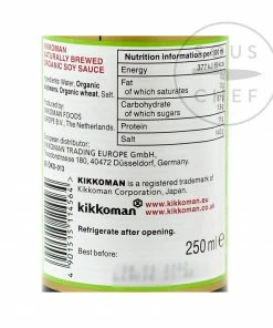 Kikkoman Organic Soy Sauce Ingredients