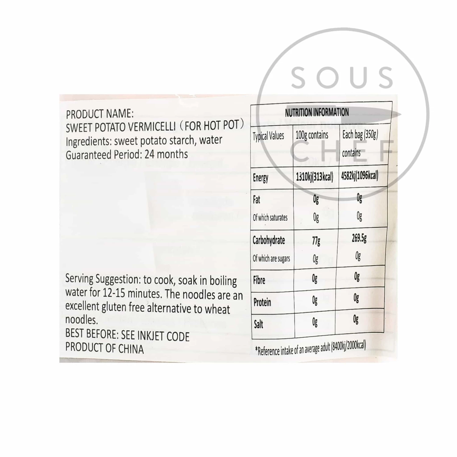 Ingredients Fish Well Brand Sweet Potato Vermicelli For Hotpot 4 Ingredients Fish Well Brand Sweet Potato Vermicelli For Hotpot