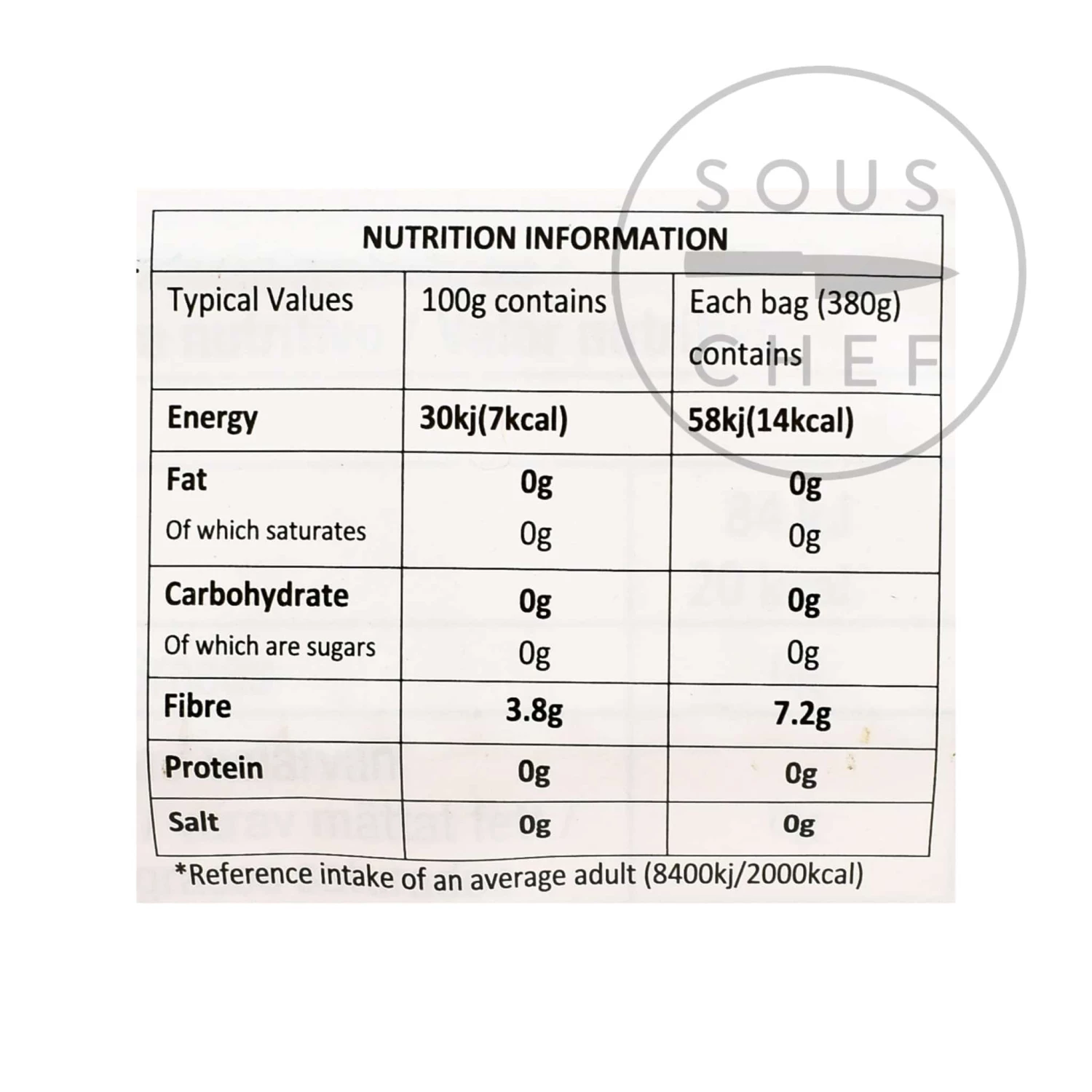 Fish Well Brand Konjaku Ingredients 4 Fish Well Brand Konjaku Ingredients