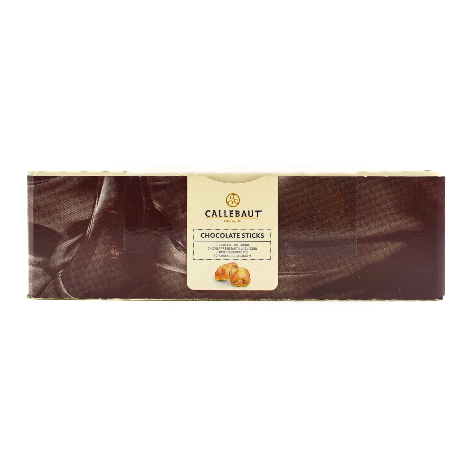 Ingredients Callebaut Dark Chocolate Croissant & Pain Au Chocolat Sticks 8 Cm 1.6 Kg 4 Ingredients Callebaut Dark Chocolate Croissant & Pain Au Chocolat Sticks 8 Cm 1.6 Kg