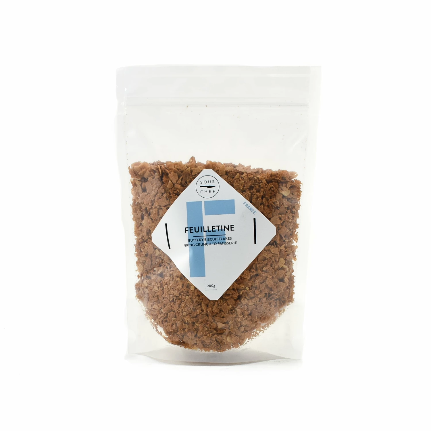 Sous Chef Feuilletine 200g Ingredients 3 Sous Chef Feuilletine 200g Ingredients